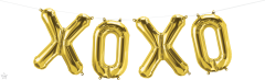 Mini folija balon napis XOXO Gold