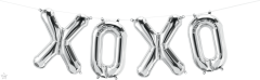Mini folija balon napis XOXO Silver