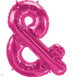 Mini folija balon znak & Magenta