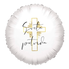 Mini Sveta potvrda folija balon na palčki