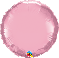 Standard Okrogli Pearl Pink folija balon