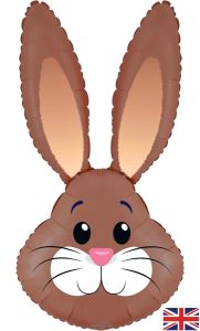 Maxi Cute Rabbit Brown folija balon 88cm