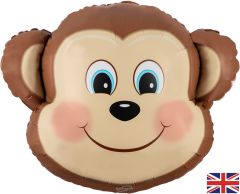 Maxi Cute Monkey Metallic folija balon