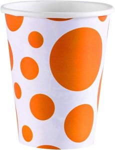 Oranžne pike kozarčki 266 ml