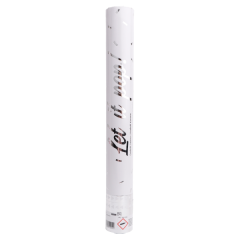 Confetti strelec  Cannon Silver 40 cm