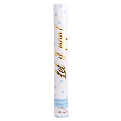 Confetti strelec Cannon Blue 40 cm