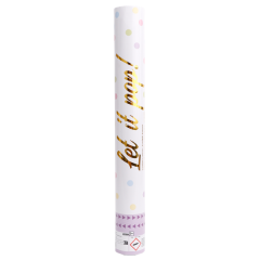 Confetti strelec Cannon Multicolor pastel 40 cm
