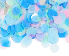 Confetti paper and foil curcles,pastel mix, 15g