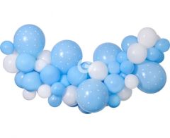 Balonska Girlanda DIY Baby blue