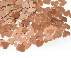 Papirnati konfetki srček rosegold