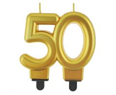 Metallic Gold svećka 50