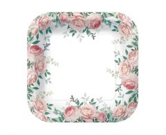 Roses Glory Cream krožniki 23 cm
