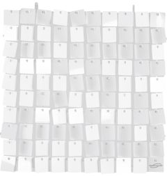 Decorative Metallic White Panel