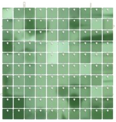 Decorative Metallic Sage Green Panel