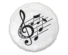 Standard Music Notes folija balon