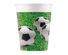 Footbal Party kozarčki 200 ml, 8 kos