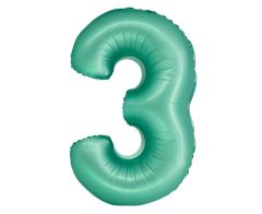 Folija balon Smart številka 3 Mat Mint