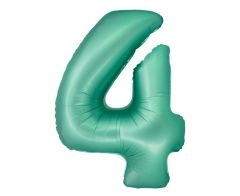 Folija balon Smart številka 4 Mat Mint