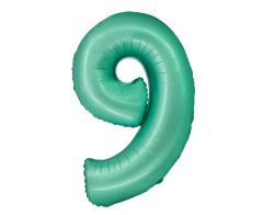 Folija balon Smart številka 9 Mat Mint