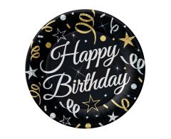 B&C Happy Birthday krožniki 18 cm