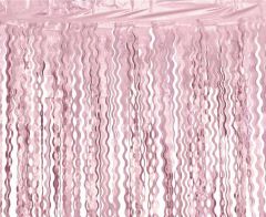 Resasta Zavesa Swirls Metallic Pink