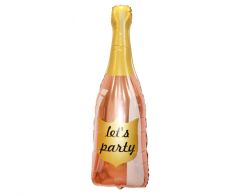 Maxi Champagne Bottle RoseGold folija balon