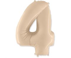 Folija balon številka 4 Cream 102 cm