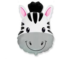 Mini 14"FX Zebra folija balon na palčki