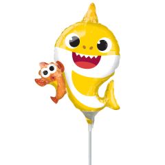 Mini 14" Baby Shark  folija balon na palčki