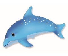Maxi 24" FX Sweet Dolphin Blue folija balon
