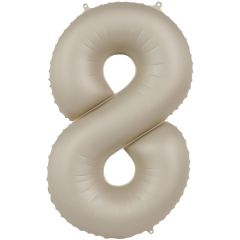 Folija balon  številka 8  Creamy Latte