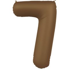 Folija balon  številka 7 Chocolate Brown