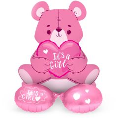 Maxi Bear Girl with Base folija balon
