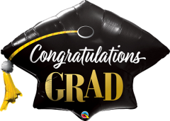 Maxi Congratulations Grad Cap folija balon
