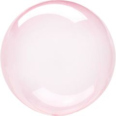 Clearz Petite Crystal Dark Pink pvc balon