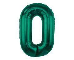 Folija balon B&C številka 0 Bottle Green 85 cm