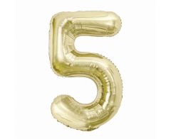 Folija balon B&C številka 5 Champagne