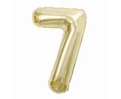 Folija balon B&C številka 7 Champagne