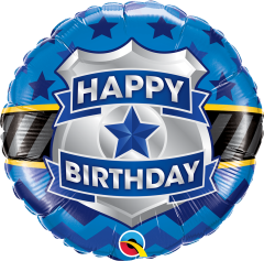 Standard Bday Badge folija balon