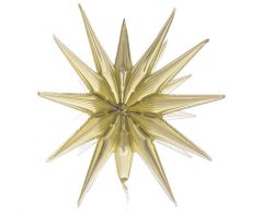Standard Star 3D champagne folija balon 50 cm