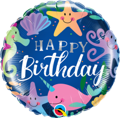 Standard Bday Fun Under the Sea folija balon