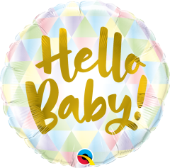 Standard Hello Baby! folija balon