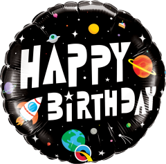 Standard Bday Astronaut folija balon