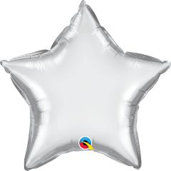 Standard Zvezda Chrome Silver folija balon