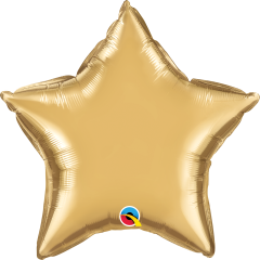 Standard Zvezda Chrome Gold folija balon