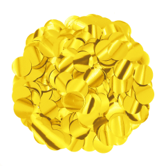 Gold Konfetki 1,5 cm