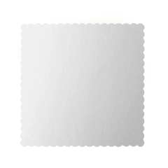 Kvadratni podstavak za torto silver 25 cm