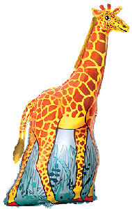 Maxi Giraffe Orange folija balon