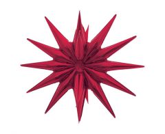 Standard Star 3D Red folija balon 50 cm