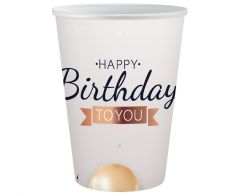 Happy Birthday Balloons kozarčki 250ml